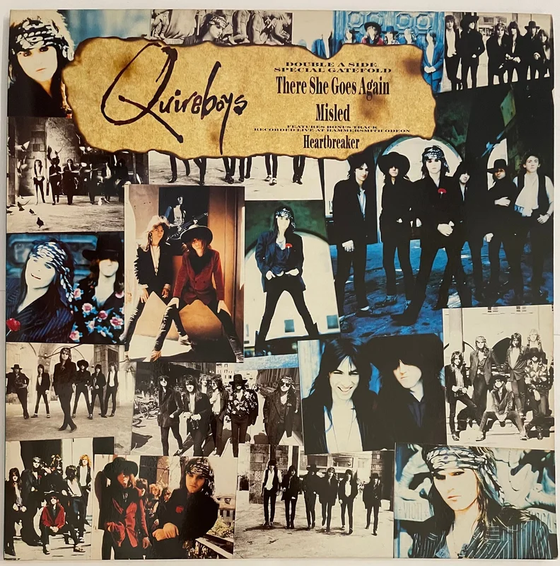 Quireboys - There She Goes Again 12" Single