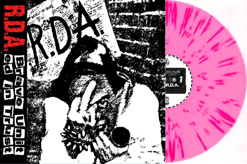 R.D.A. - Brave United In Trust NEW LP (hot pink w/ red splatter vinyl)