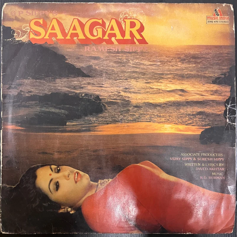 R.D. Burman, Javed Akhtar  Saagar (Used Vinyl - VG) NJ Marketplace