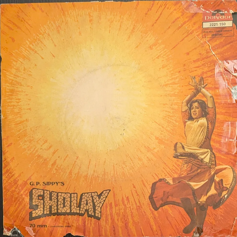 R. D. Burman  Sholay (7 Inch Disc) (Used Vinyl - VG+) NJ Marketplace