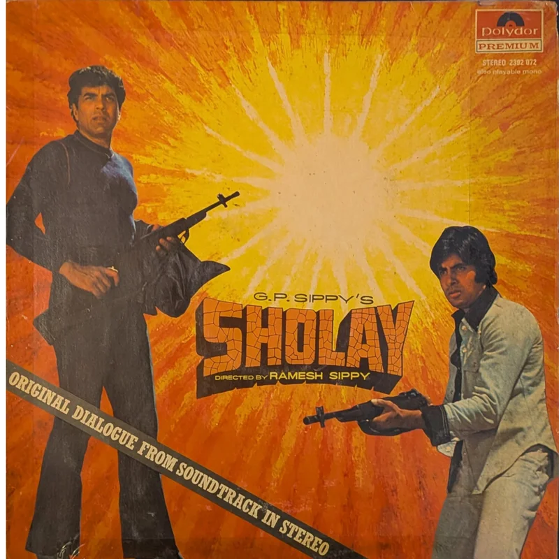 R. D. Burman  Sholay (Sound And Dialogue Album) (Used Vinyl - G) NJ Marketplace
