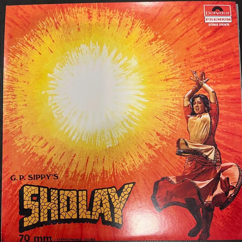 R. D. Burman  Sholay (Used Vinyl - VG) NJ Marketplace