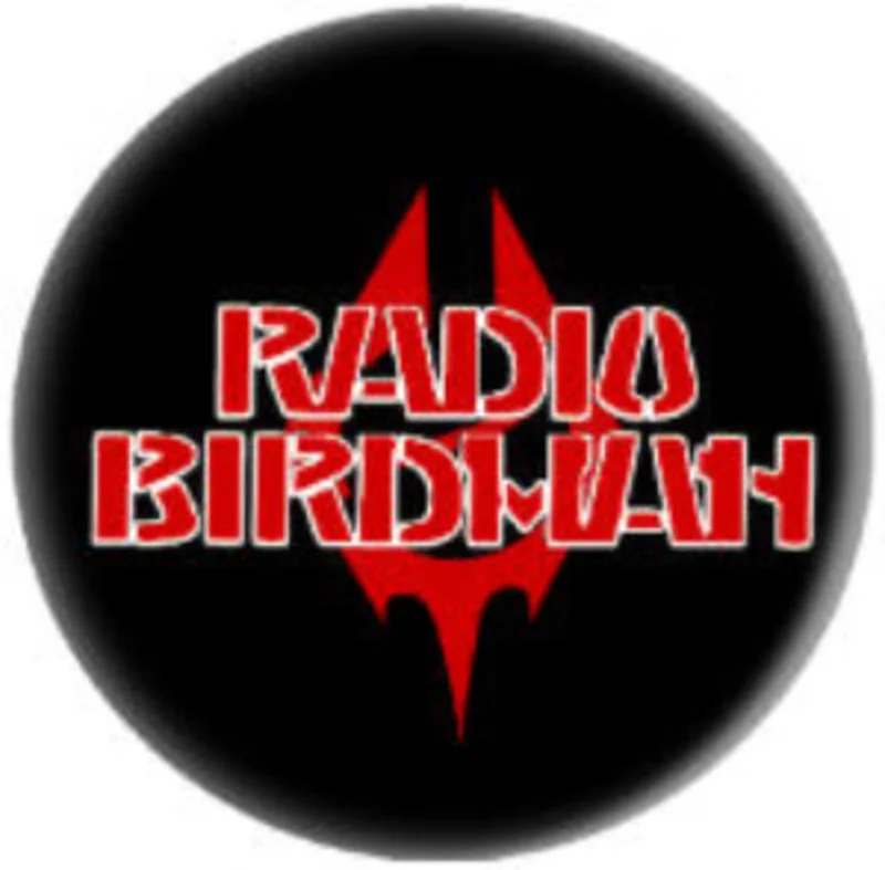 RADIO BIRDMAN button (1 inch)
