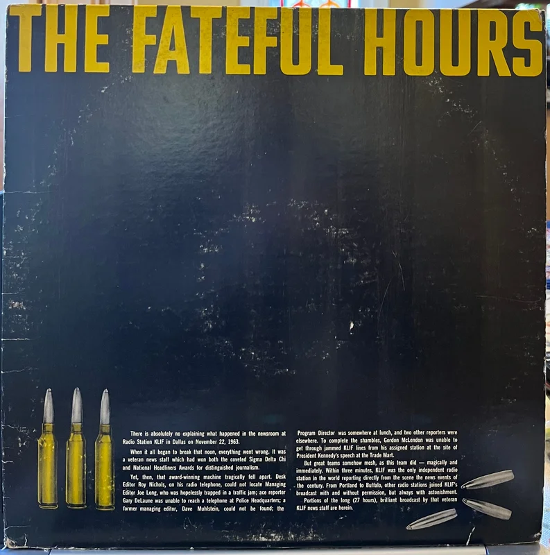Radio Station KLIF Dallas - The Fateful Hours / Kennedy Assasination