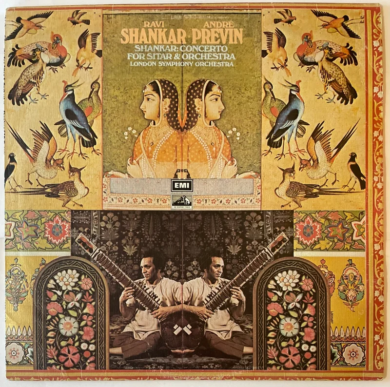Ravi Shankar - Andr Previn, London Symphony Orchestra  Concerto For Sitar & Orchestra Lp