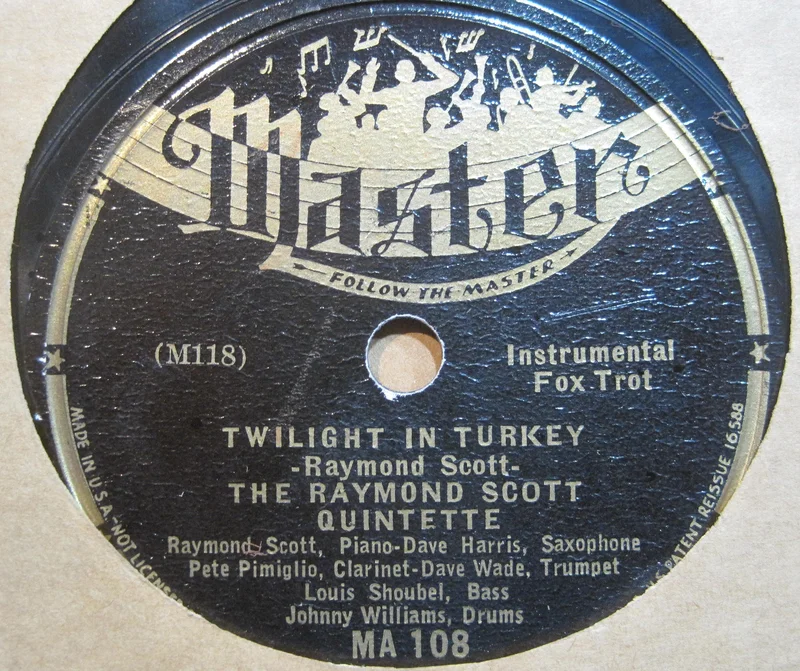Raymond Scott Quintet - Minuet in Jazz b/w Twilight in Turkey