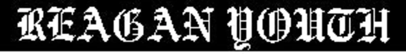 REAGAN YOUTH LOGO sticker