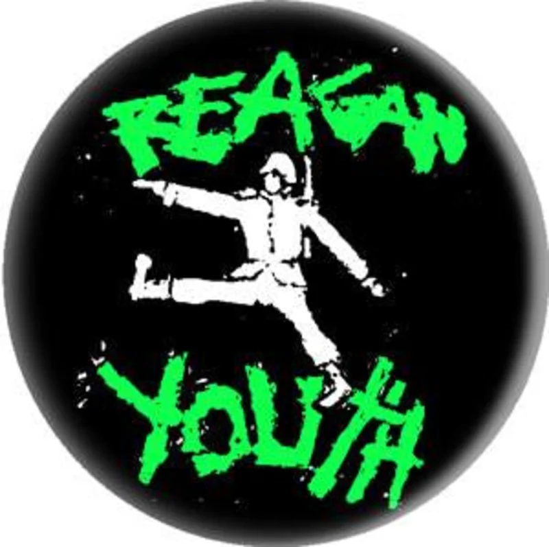 REAGAN YOUTH SOLDIER button (1 inch)
