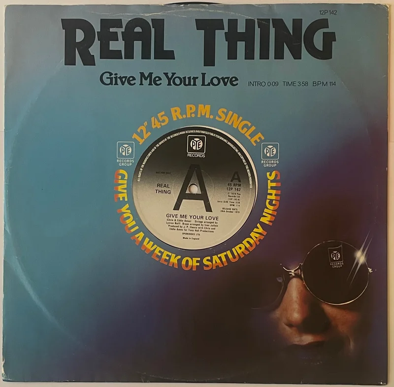 Real Thing - Give Me Your Love / You Can't Force The Funk 12" Single (Promo)