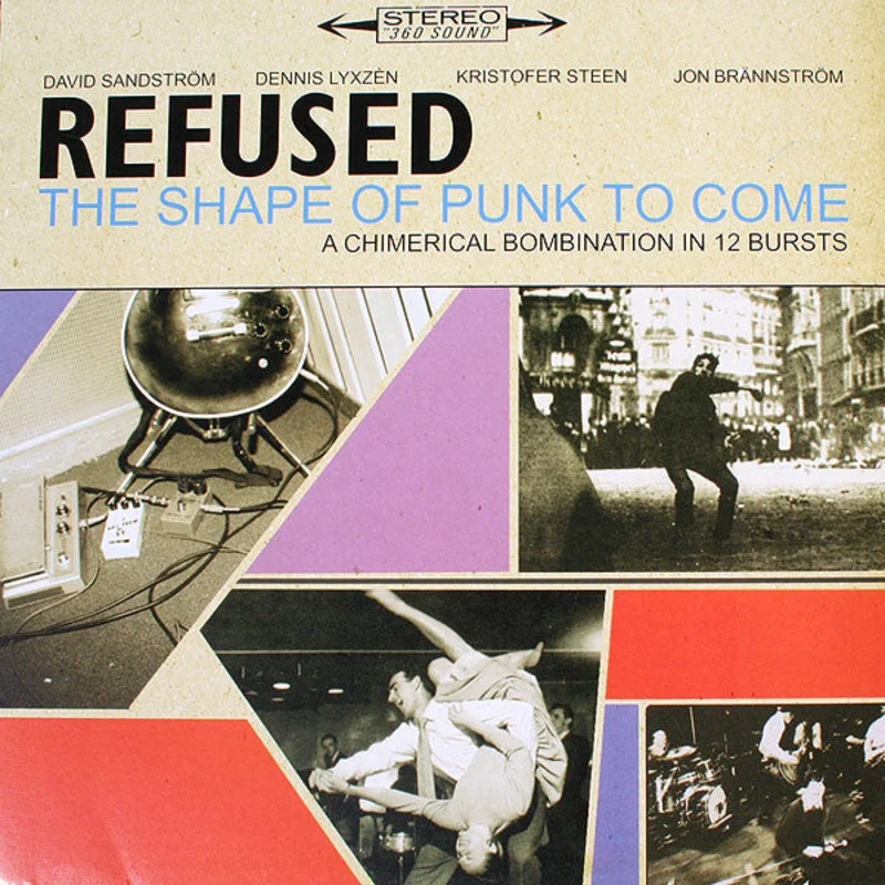 Refused - The Shape Of Punk To Come (A Chimerical Bombination In 12 Bursts) USED 2xLP (red vinyl)