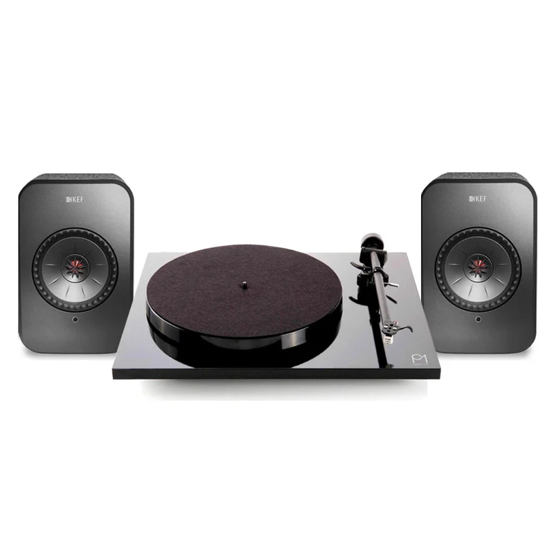 Rega Planar 1 Plus Turntable + KEF LSX Active Speakers