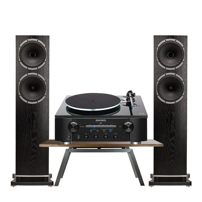 Rega Planar 3 Turntable + Marantz 8005 Amplifier + Fyne Audio 501 Speakers