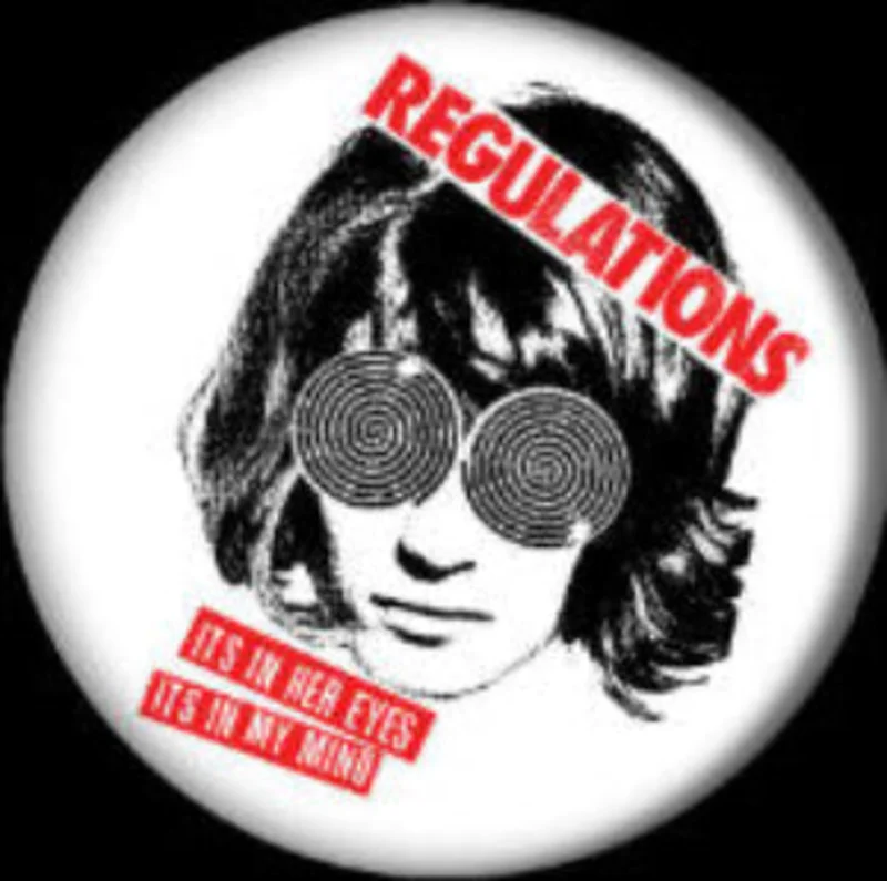 REGULATIONS button (1 inch)