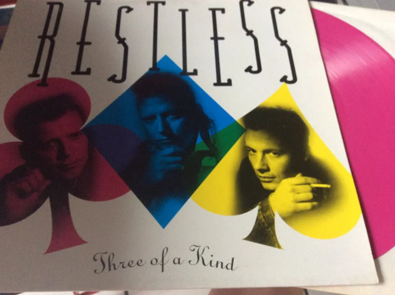 Restless - Three Of A Kind USED PSYCHOBILLY / SKA LP (pin vinyl)
