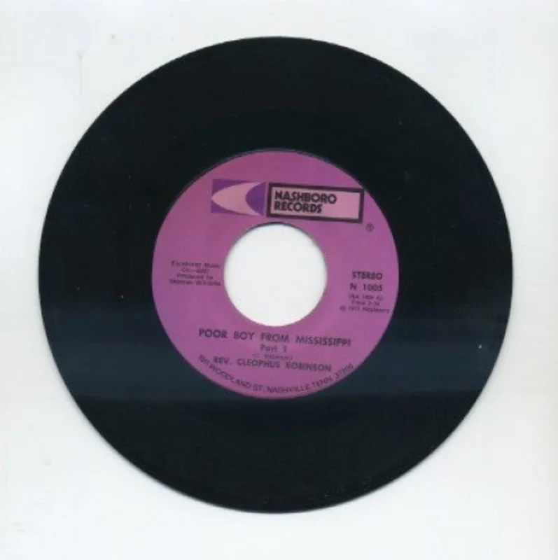 Reverend Cleophus Robinson - Poor Boy From Mississippi Part 1/ Poor Boy From Mississippi Part 2