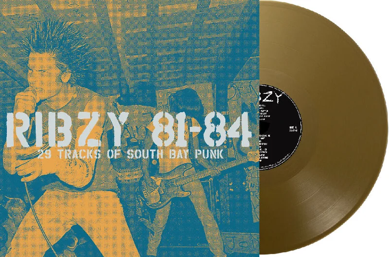 Ribzy - 81 to 84 29 (Tracks Of South Bay Punk) NEW LP (gold vinyl)