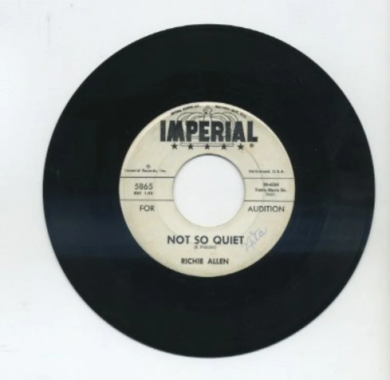 Richie Allen - Not So Quiet/ A Touch Of Blue