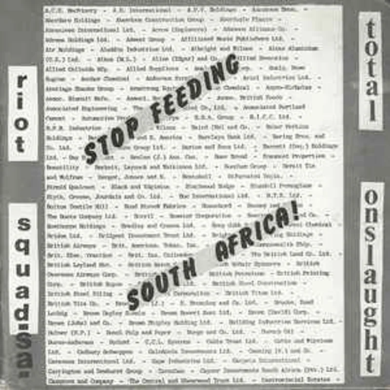 Riot Squad - Total Onslaught USED 7"