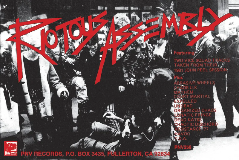 RIOTOUS ASSEMBLY POSTER (24X36)