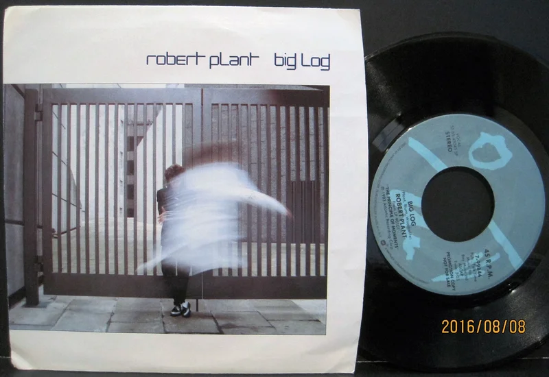 Robert Plant - Big Log   PROMO PS