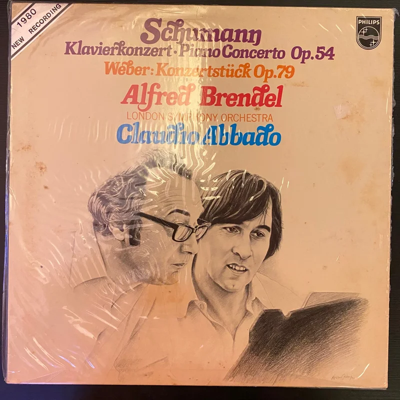 Robert Schumann and Carl Maria von Weber - Alfred Brendel, London Symphony Orchestra, Claudio Abbado - Klavierkonzert Op. 54 / Konzertstck Op. 79 (Used Vinyl - VG) SC Marketplace