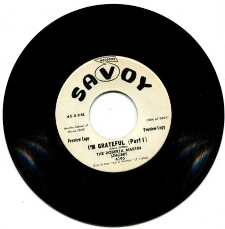 Roberta Martin Singers - I'm Grateful (Pt. 1)/ I'm Grateful (Pt. 2)