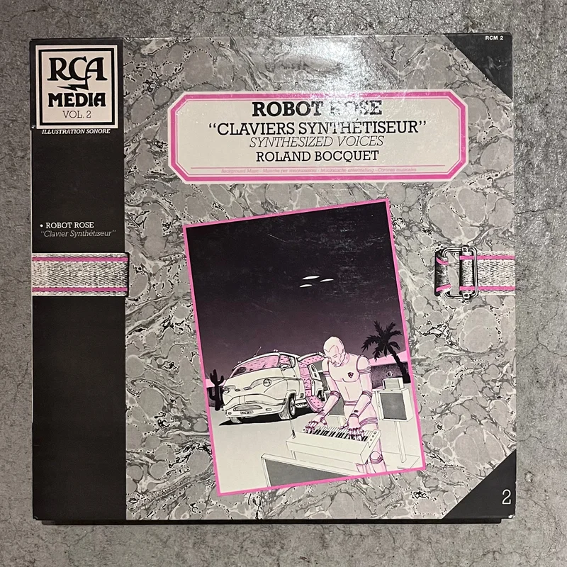 Roland Bocquet Robot Rose "Claviers Synthtiseur"