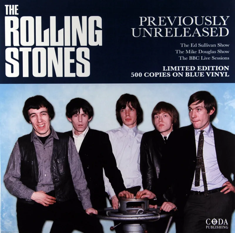 Rolling Stones - Previously Unreleased Import LP - Limited BLUE vinyl