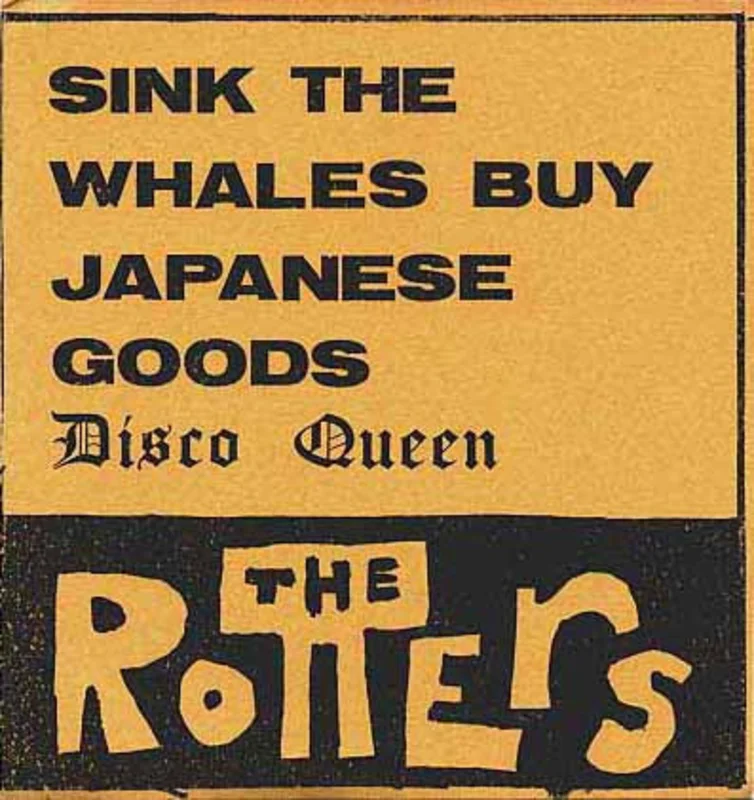 Rotters - Sink The Whales Buy Japanese Goods USED 7" (orange vinyl)