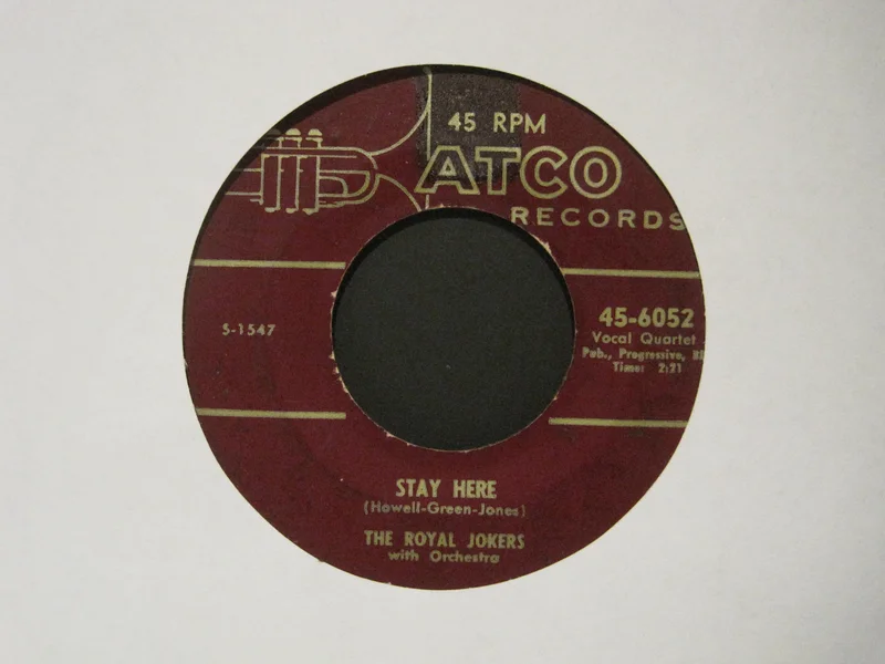 Royal Jokers - Stay Here b/w You Tickle Me Baby