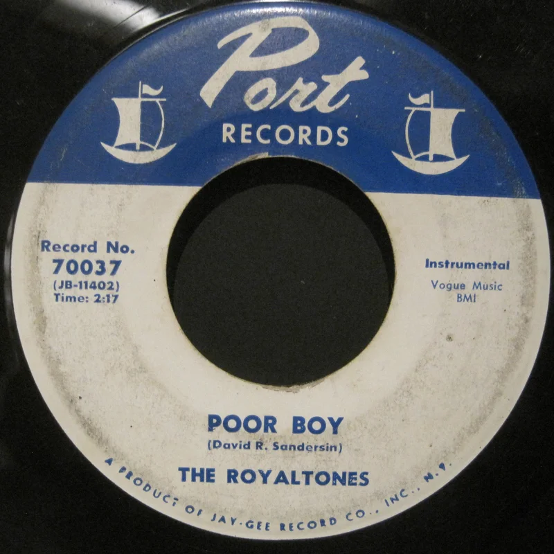 Royaltones - Seesaw b/w Poor Boy
