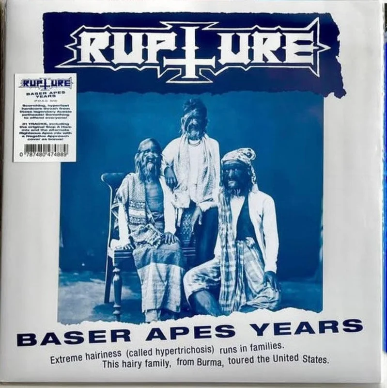 Rupture - Baser Apes Years USED LP (blue vinyl)