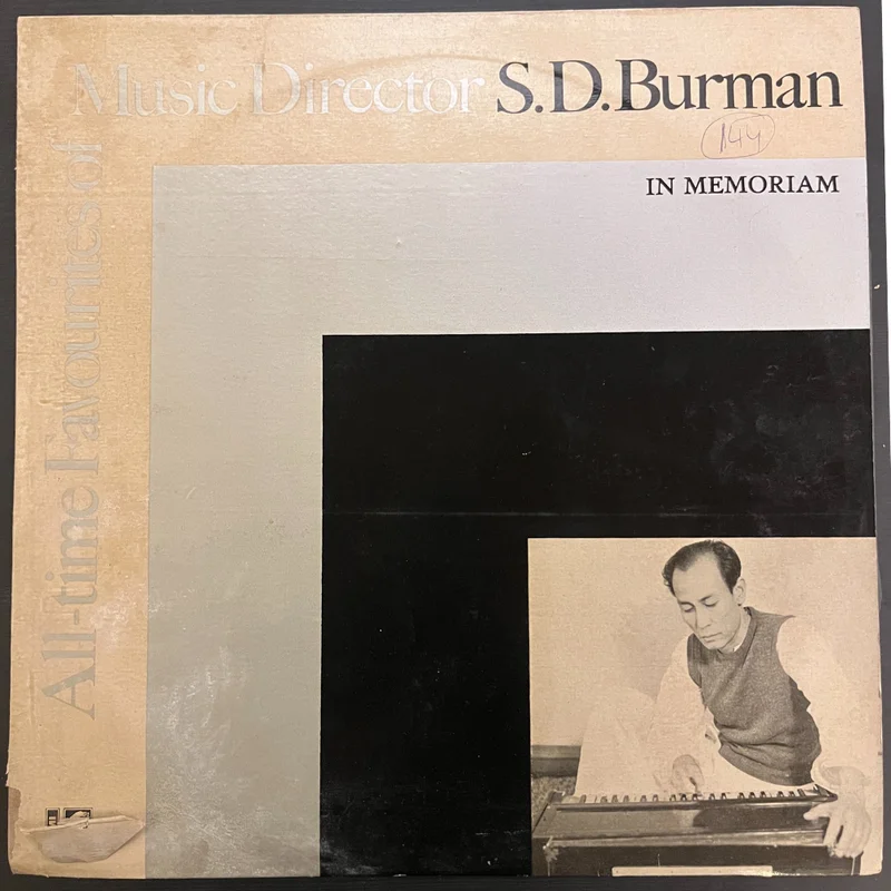 S.D. Burman*  All-Time Favorites Of Music Director S.D. Burman (In Memoriam) (Used Vinyl - VG+) JB Marketplace