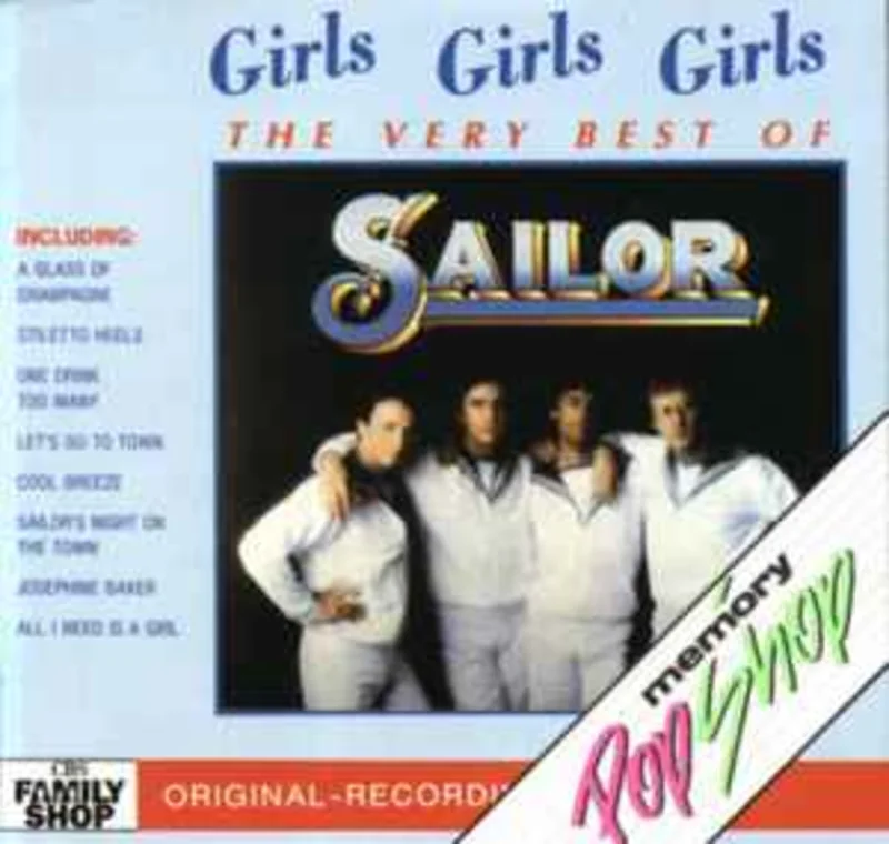 Sailor  Girls Girls Girls - The Very Best Of Sailor  (1990)     CD