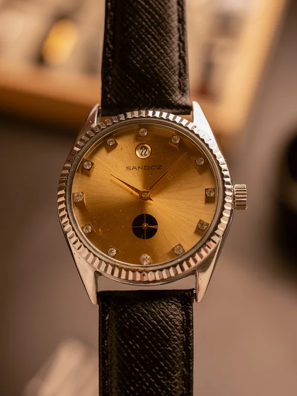 Sandoz Subsecond Diamond Dial (Ref. Unknown) (34mm; Manual)