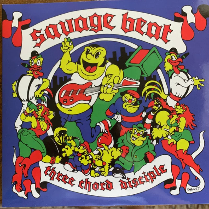 Savage Beat - Three Chord Disciple NEW 2x7"