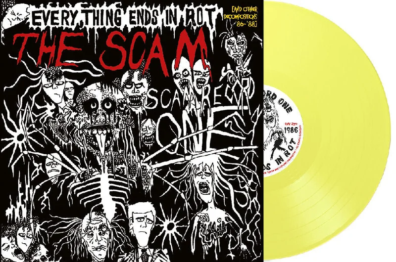 Scam - Everything Ends In Rot (and other decompositions 86 to 88) NEW LP (yellow vinyl)