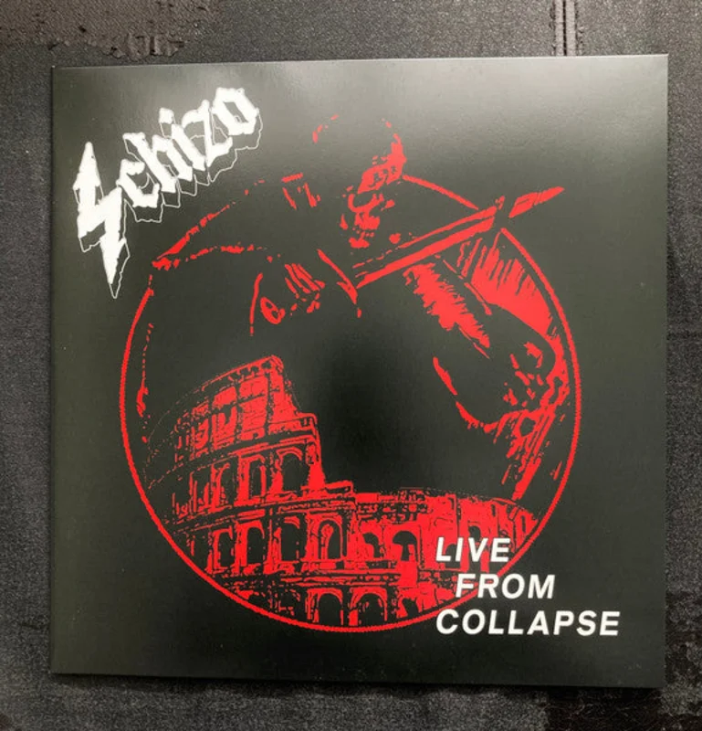 Schizo - Live From Collapse Live In Rome MMXX USED METAL LP (red and black splatter vinyl)
