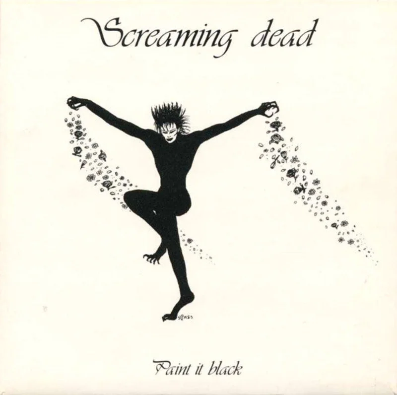 Screaming Dead - Paint It Black NEW POST PUNK / GOTH 7"