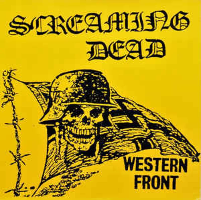 Screaming Dead - Western Front USED 7" (clear vinyl)