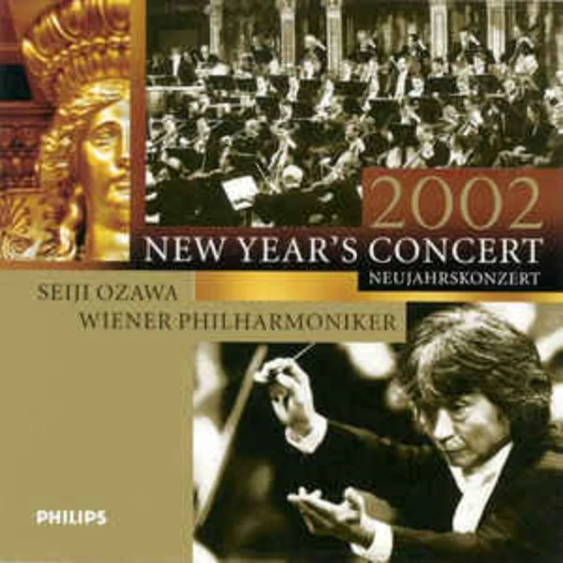 Seiji Ozawa / Wiener Philharmoniker  Neujahrskonzert 2002 / New Year's Concert 2002 (2002)