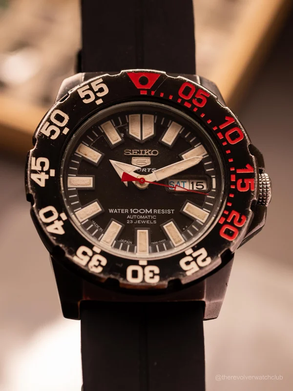 Seiko 5 Sports - Baby Monster (Ref. 7S36-0402) (45mm; Automatic)