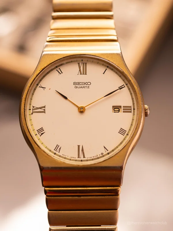 Seiko Quartz JDM (Ref. 5Y39-8020) (34mm; Quartz)