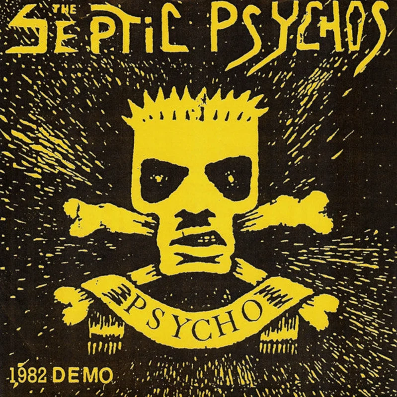 Septic Psychos - 1982 Demo USED 7" (green vinyl)