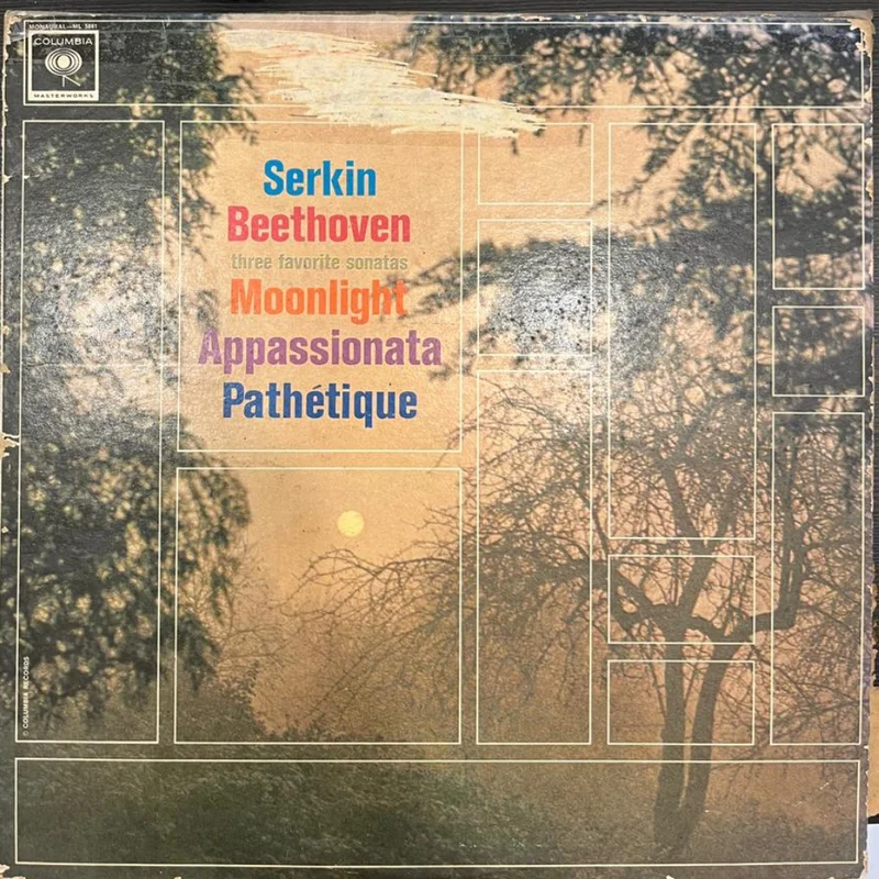 Serkin* / Beethoven*  Three Favorite Sonatas - Moonlight / Appassionata / Pathtique (Used Vinyl - VG) SS Marketplace