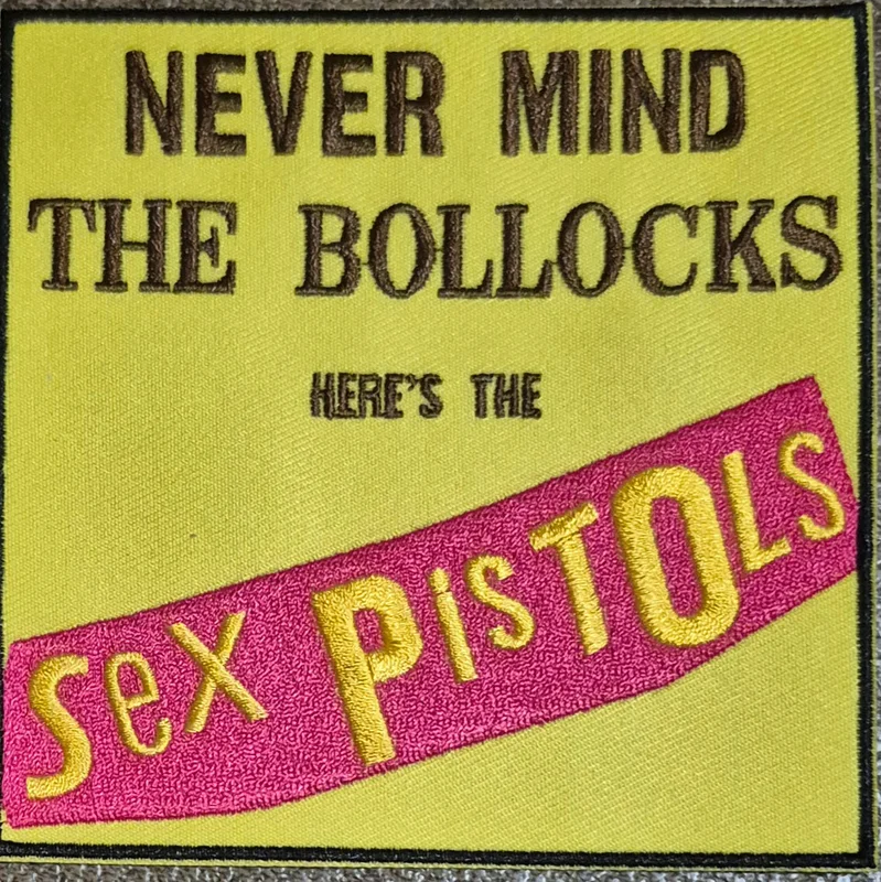 Sex Pistols - Nevermind The Bollocks  EMBROIDERED PATCH