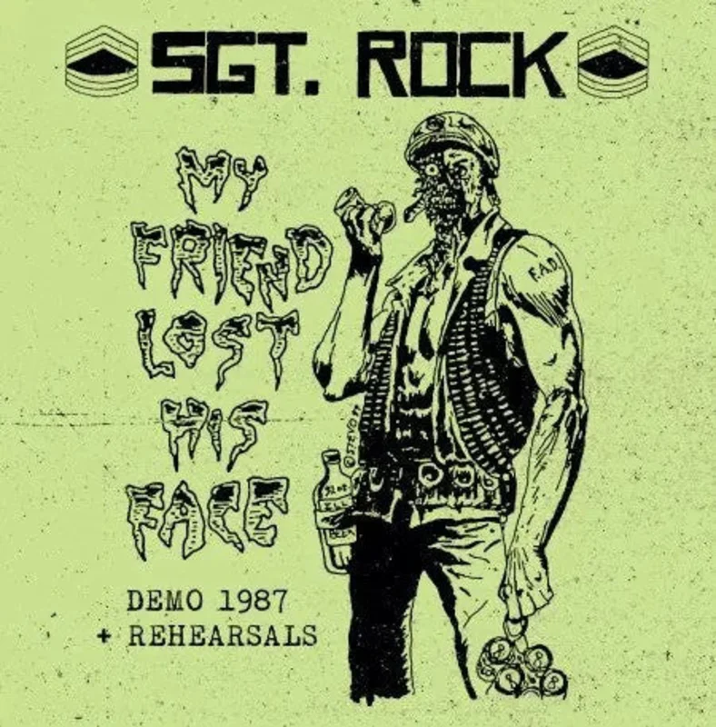 SGT. Rock - My Friend Lost His Face USED LP (green vinyl)