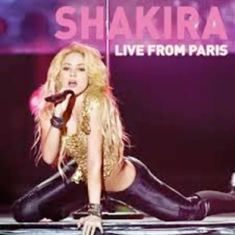 Shakira - Live From Paris - 2 LPs on limited colored vinyl for RSD25