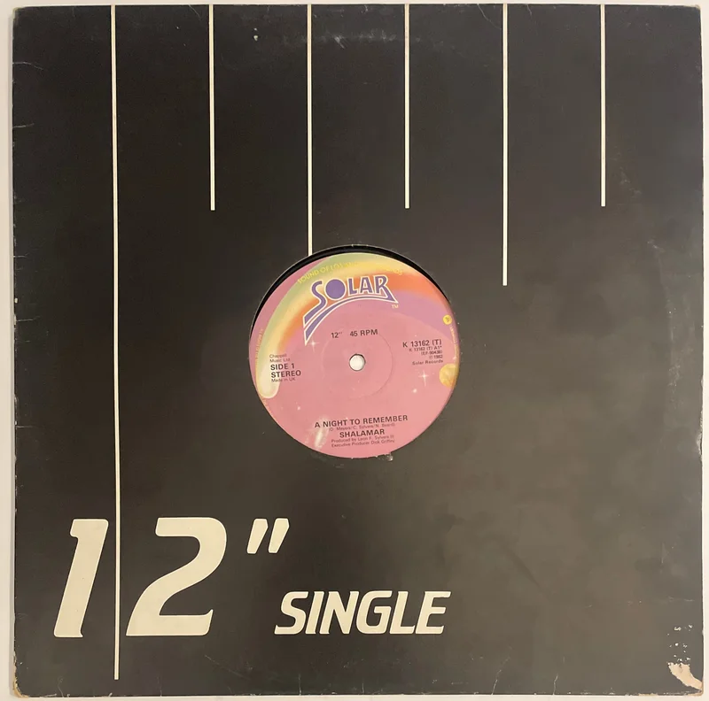 Shalamar - A Night To Remember 12" Single