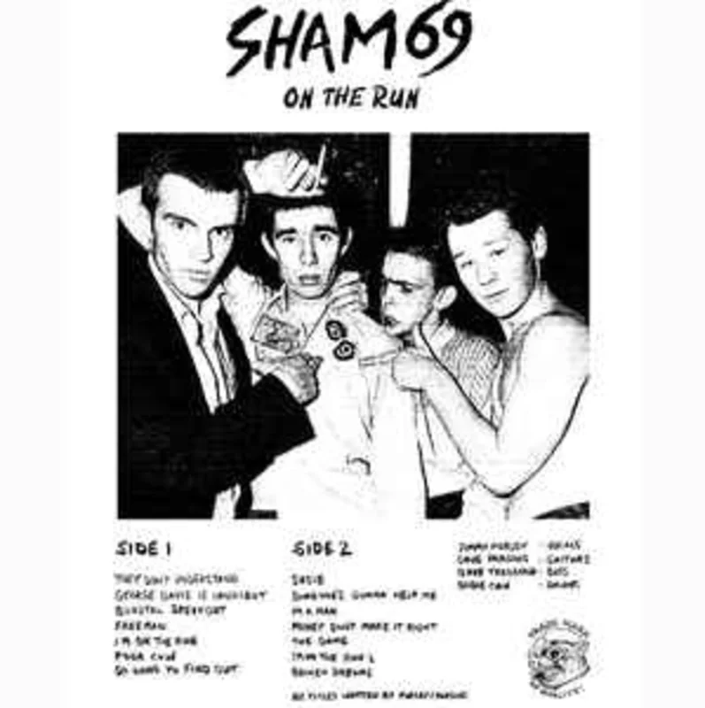 Sham 69 - On The Run NEW LP